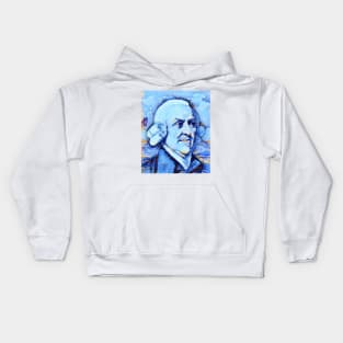 Adam Smith Portrait | Adam Smith Artwork | Adam Smith Painting 14 Kids Hoodie